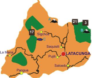 mapa de cotopaxi